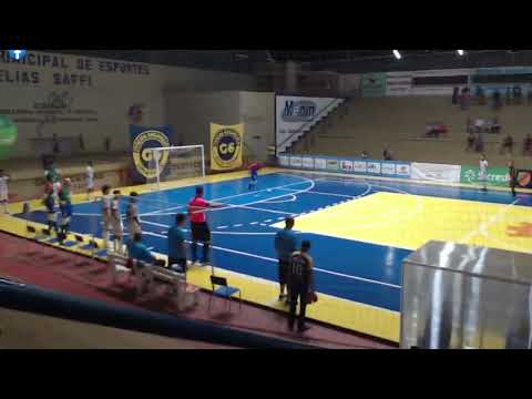 Gol do Tête, no amistoso do Giruá Futsal diante do Atlec