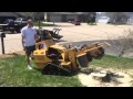 Vermeer track stump router demonstration from A to Z RentAl