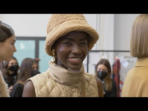 Backstage at the Maryling Fall/Winter 2022 Runway  | Milan Fashion Week | VRAI Magazine
