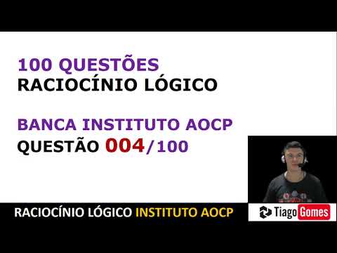 RACIOCÍNIO LÓGICO #AOCP EQUIVALÊNCIA LÓGICA DAS PROPOSIÇÕES QUESTÃO 004 DE 100 DISTRIBUTIVA