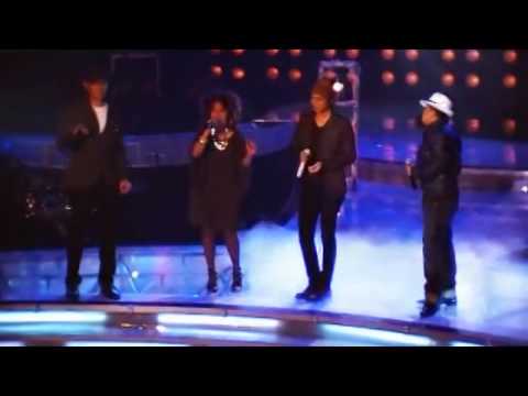 Lala Suwages with Joeniar Arief, Anji Drive & Alexa at Gebyar BCA Indosiar performing I'll BeThere