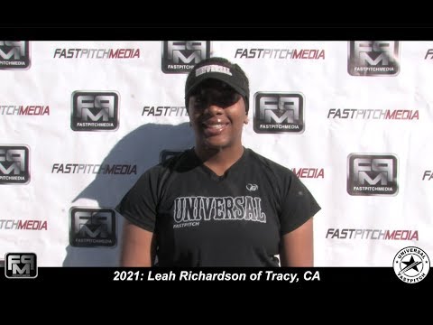2021 Leah Richardson Power Hitting Outfield and First Base Universal Fastpitch - Wells