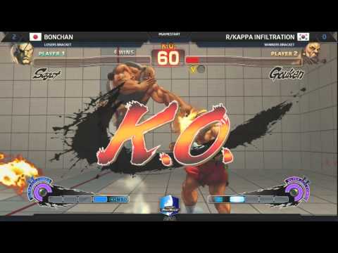 Double Elimination - Grand Finals - R/KAPPA Infiltration (Abel/Gouken) Vs. Bonchan (Sagat/Yun)