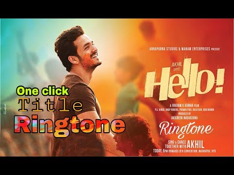 Hello (Taqdeer) Title tone || Make Ringtone By One Click