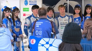 【近藤真彦 /山下健太 /小高一斗 / 原あゆみさん/夏川いづみさん/菅原早記さん/織田真実那さん】バタバタしてます💦SUPERFORMULA  ピットウォークの模様  2024.10.12