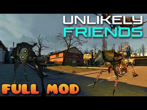 HALF LIFE 2 UNLIKELY FRIENDS | Full Mod Walkthrough | No Commentary