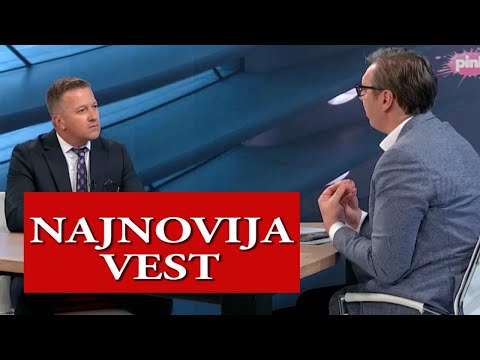 VODITELJ ZANEMEO! VUČUĆ mu postavio NEOČEKIVANO PITANJE!