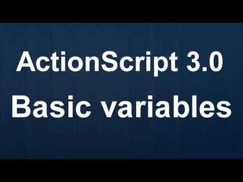 Actionscript 3 0 Tutorial Basic Variables