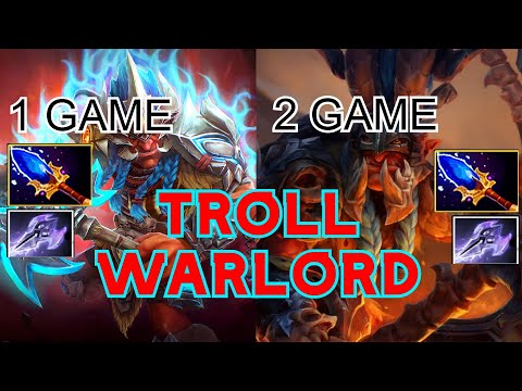 Dota2 Scepter First Item Troll Warlord  NOONE 🪓🪓