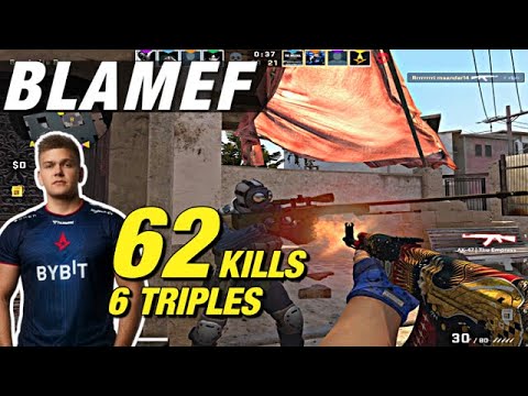blameF mirage game (62 kills, CRAZY GAME 😨) CSGO blameF POV
