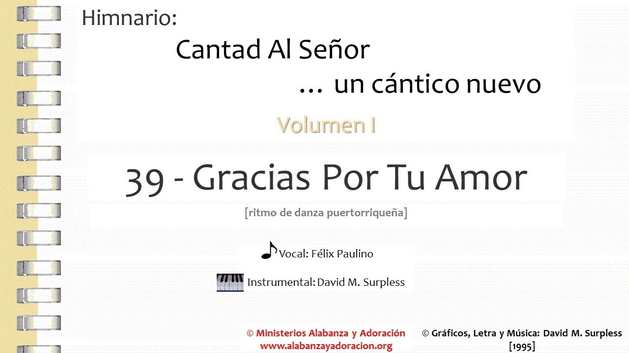 39 Gracias Por Tu Amor (Vocal)