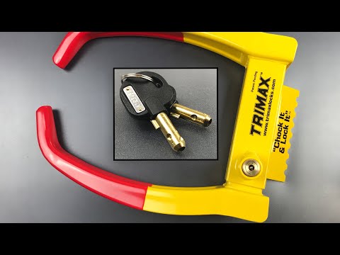 [690] Wild Key 8-Pin TriMax Wheel Lock Picked (Model TCL75)