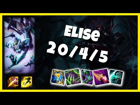 Elise vs Kindred BR Challenger JUNGLE (20/4/5) - v11.3