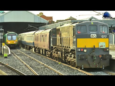 Trenuri & Activitate Feroviară 🚂 Trains & Rail Activity in Gara Dublin Connoly - 03 December 2022