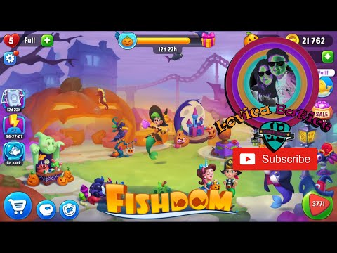 Fishdom - Level 3766 - 3770 - Aquarium First Contact and Bonus Halloween Party - Gameplay