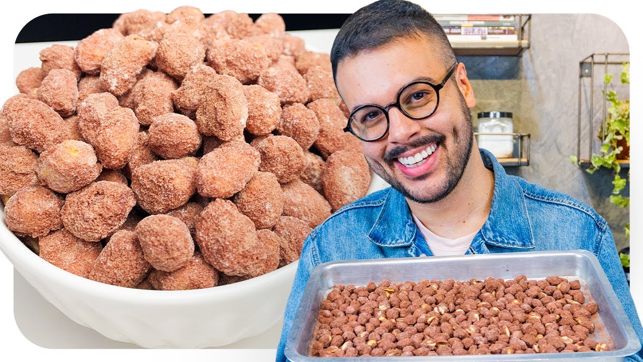 O AMENDOIM DOCE MAIS CROCANTE QUE VOCÊ JÁ VIU | Thigas Ribeiro