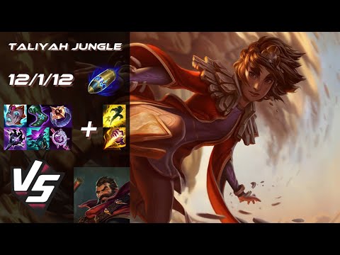 JUNGLE Taliyah vs Graves - NA Grandmaster Patch 14.10