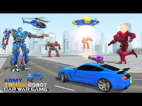 Army Truck Robot Battle Game - Android Gameplay