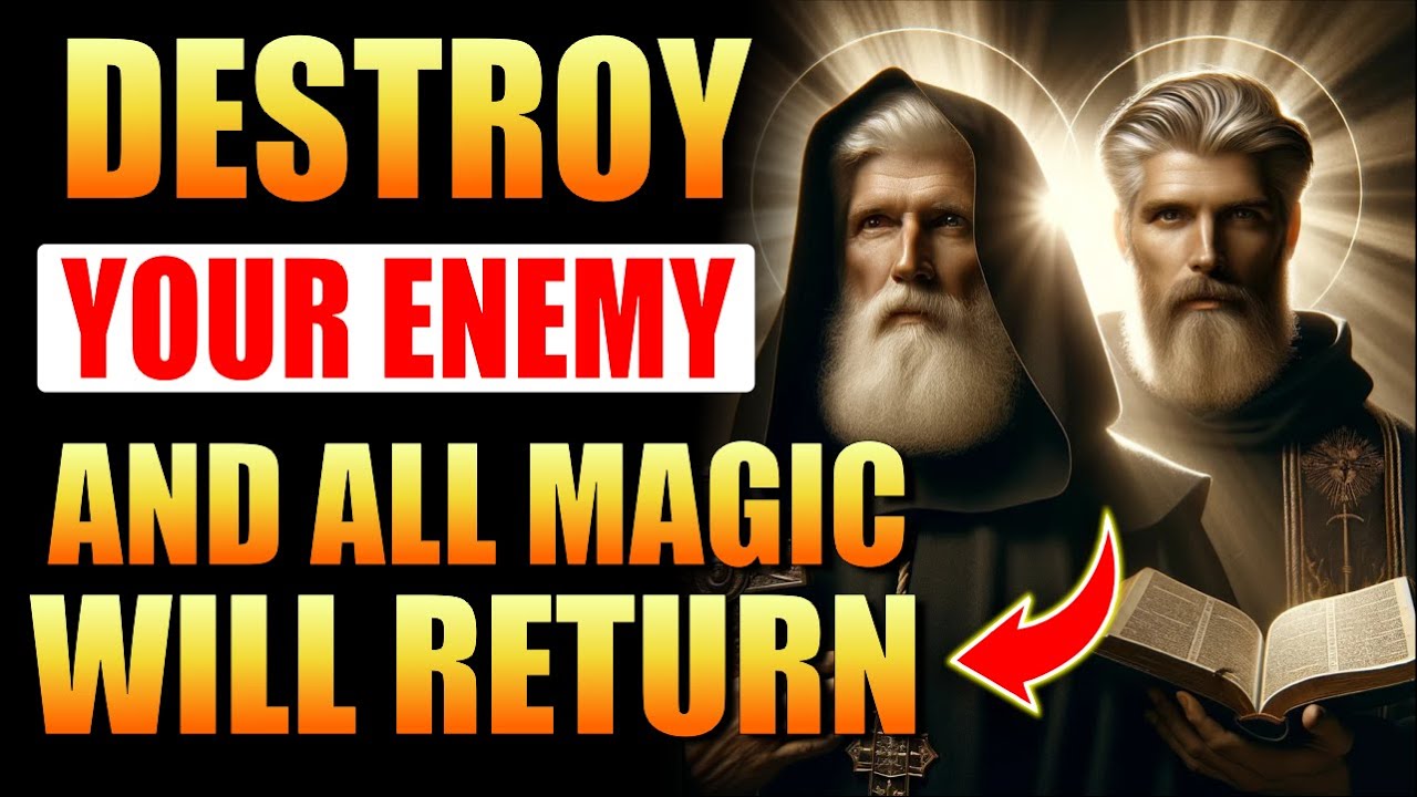 🛑POWERFUL PRAYER TO RETURN MAGIC AND DESTROY YOUR ENEMY - SAINT BENEDICT AND SAINT CYPRIAN