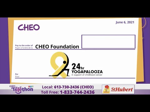 24Hr Yogapalooza CHEO Telethon 2021