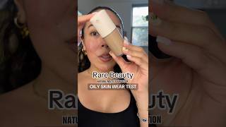 Rare Beauty Natural Matte Foundation on VERY OILY SKIN #makeup