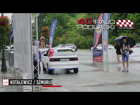 Kotalewicz / Szmurło - Opel Astra GSI - 40 Rajd Podlaski I 2021