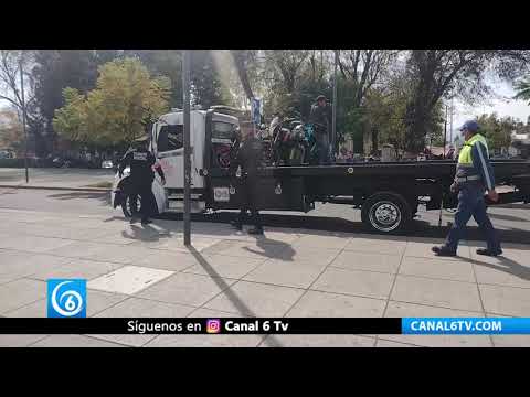 Video: Operativo permanente contra motocicletas en centro de Chalco