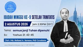 Tema: Semua Janji Tuhan Dipenuhi