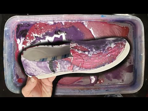 Customize Your Shoes With Hydro Dipping - full procedure, easy technique