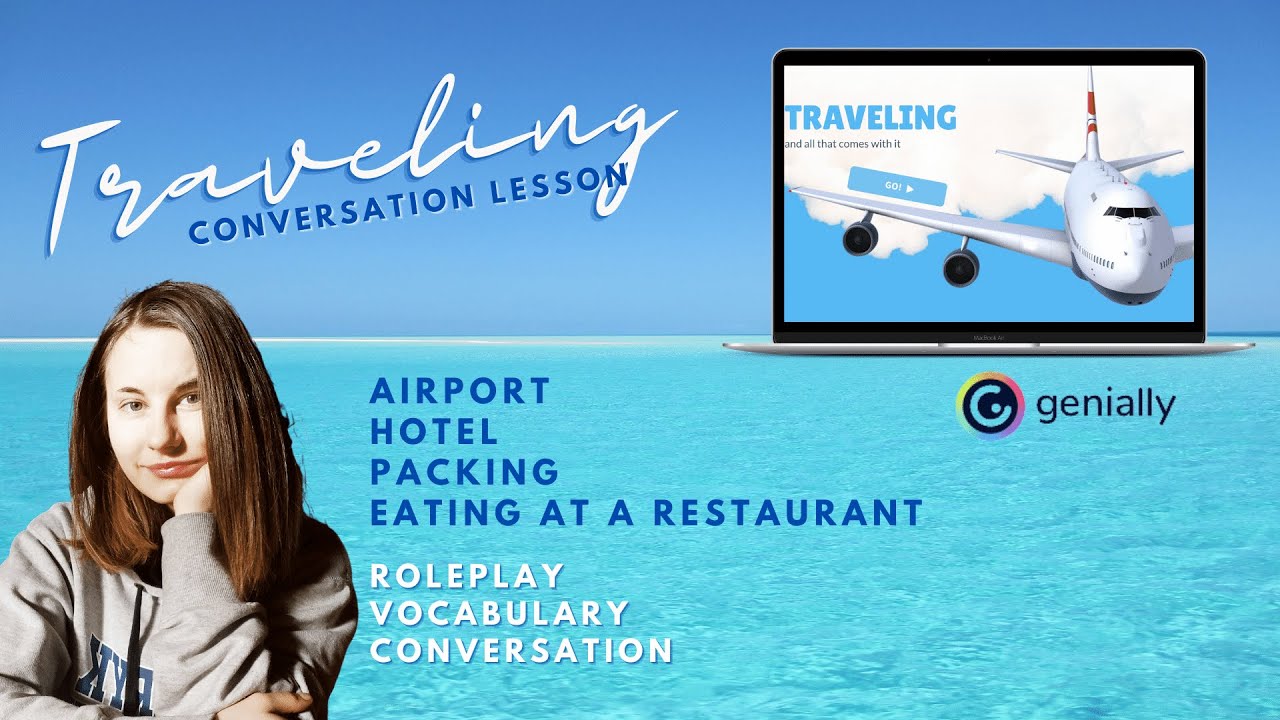 Traveling | English Conversation Lesson Plan (Genially)