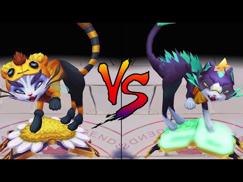 Yuubee Yuumi vs Battle Principal Yuumi Skin Comparison Spotlight (League of Legends)