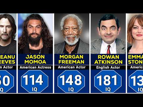 Top 100 Actors IQ Comparison: Actors Intelligence EXPOSED!