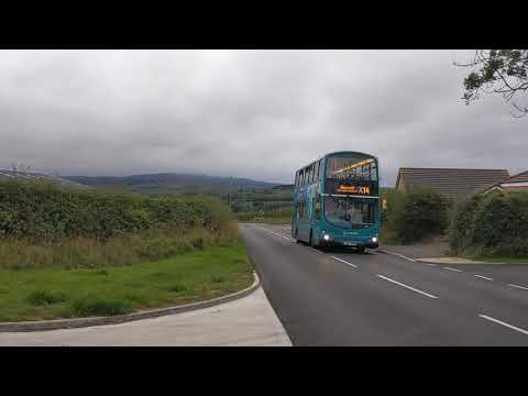 Arriva Northumbria 7484 on a rare appearance on the X14 towards Morpeth