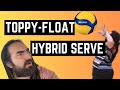 How to Hybrid Serve: Topspin to Float #volleyball