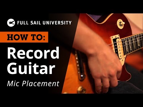 How To Record Guitar: Microphone Placement