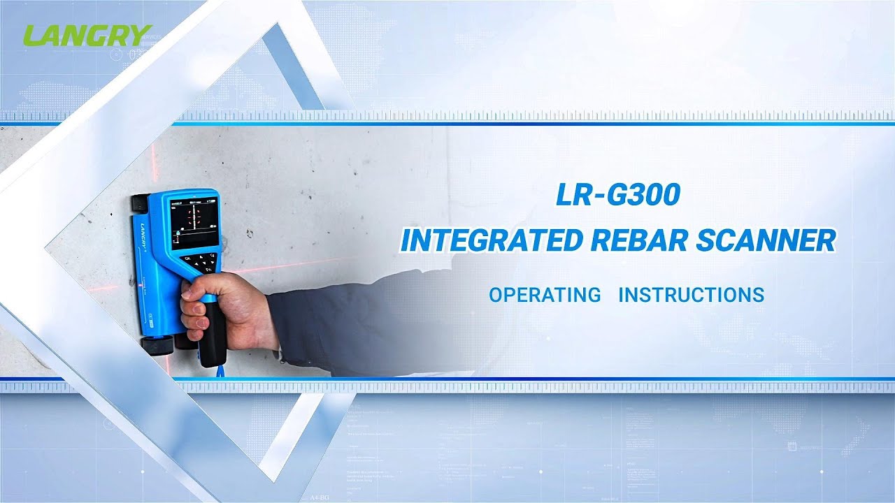 Main Functions and Features of LR-G300 Integrated Rebar Scanner