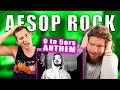 AESOP ROCK "9 to 5ers Anthem" Reaction | Our Brains Are Fried!