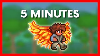 Terraria - How To Get Wings in 5 MINUTES
