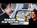 DAVIE504  builds a CUSTOM BASS Out of the YouTube Diamond Play Button, plays EPIC BASS GUITAR SOLO