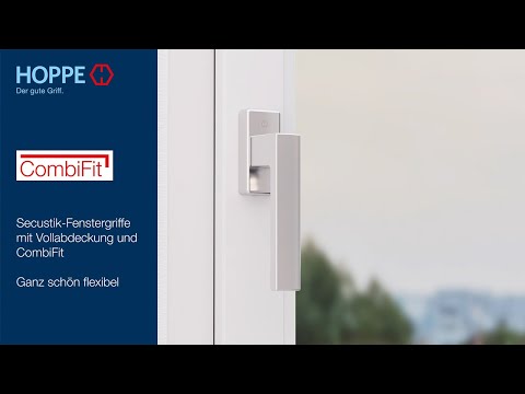 Secustik-Fenstergriffe mit Vollabdeckung und CombiFit