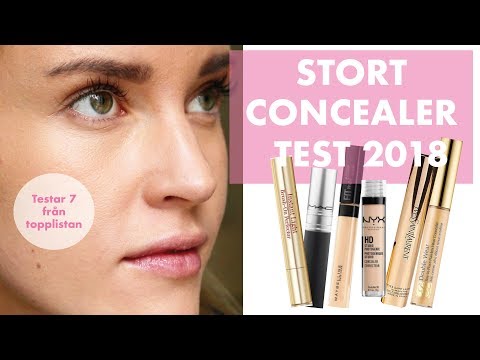 STORT TEST: 7 concealers från topplistan 2018