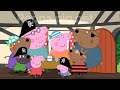 Peppa Pig Cartoon Family Daddy Pig Mummy Pig George Pig Grampy Rabbit Miss Rabbit Cartoons