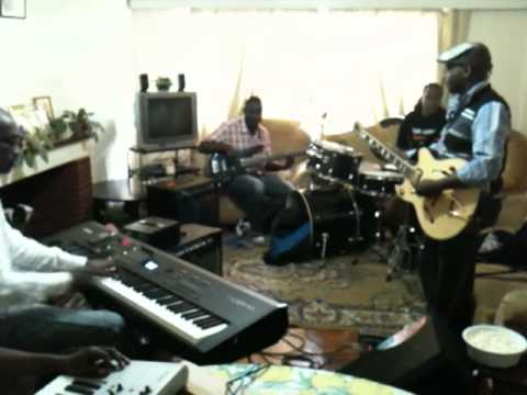 Aaron Rimbui and the Band Spread the Love rehearsal day 1