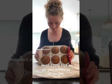 Try this trick to get sticking muffins out of the pan.