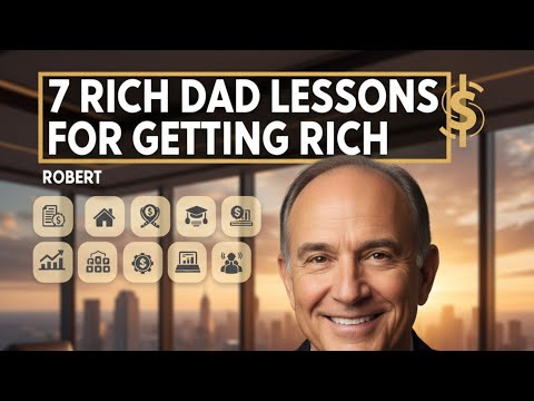 7 rich dad lessons  for getting rich  Robert