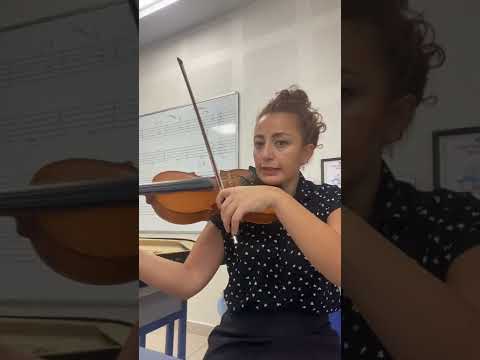 Keman Dersi / yay çekme ilk adım