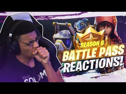 BUYING EVERY TIER! SEASON 6 BATTLE PASS REACTION (Fortnite BR Patch 6.0)