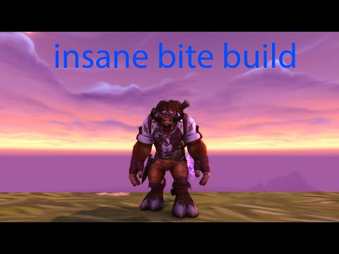 INSANE bite build! - Feral druid pvp shadowlands beta