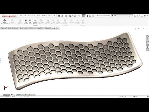 Elevate Your CAD Skills | Master 'Custom Surface Patterns' in SOLIDWORKS with the Deform Tool!