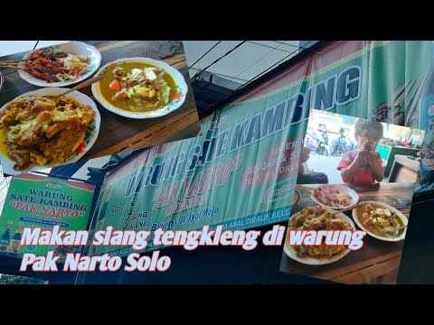 Makan siang di warung Pak Narto,ada sate, tengkleng dan balungan...dijaminn maknyooosss!!!! 😁😁😁